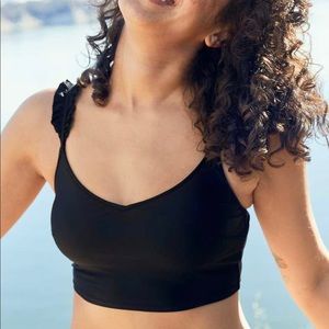 Aerie longline ruffle top